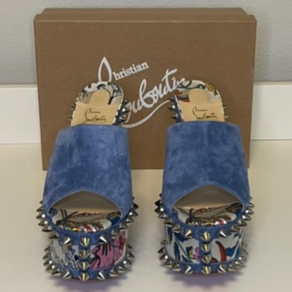 Christian Louboutin Massivatac 160 Spike Accents Mules, Size 40 - Picture 6 of 10